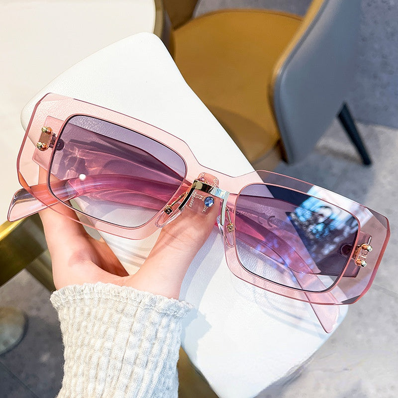 Wholesale PC Square One-piece Rice Nail Sunglasses